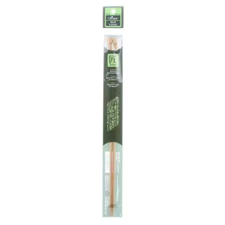 Clover, knitting needles, bamboo