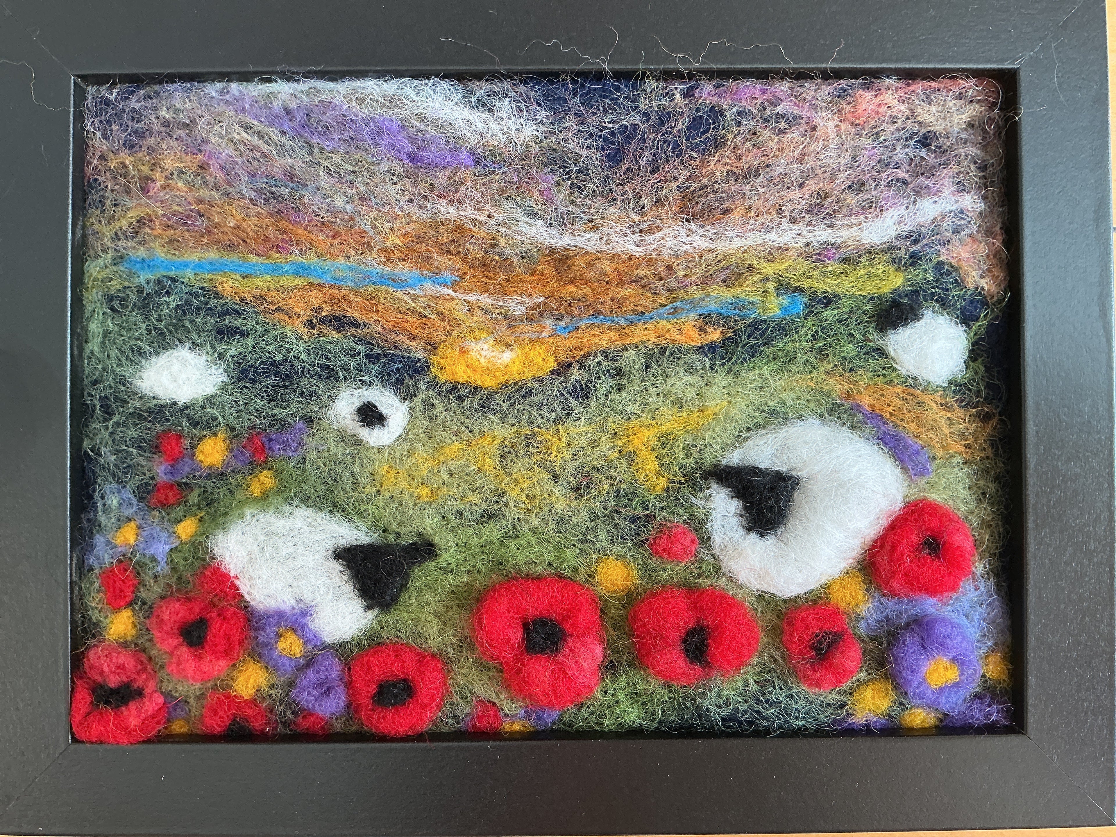 Needle felting