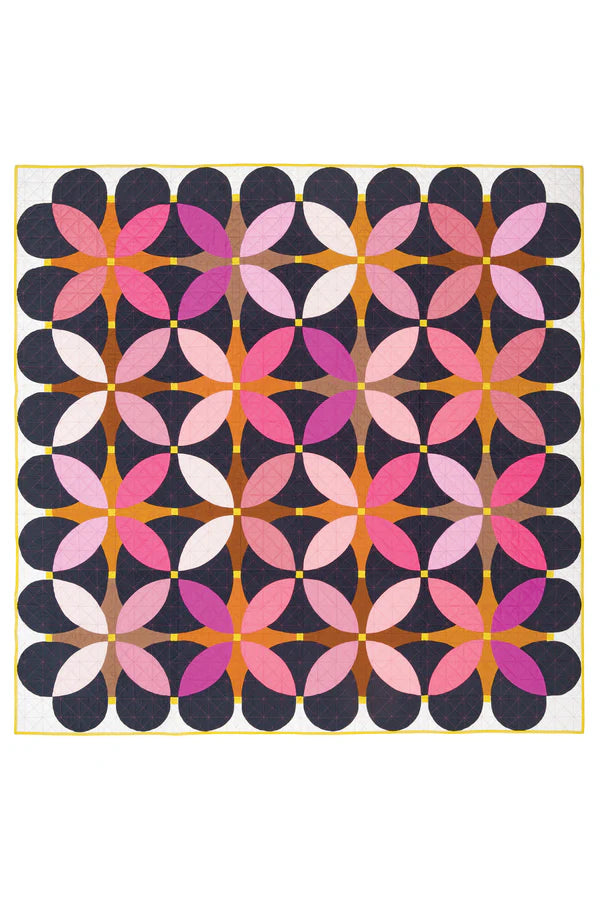 Retro Blossoms Quilt Pattern