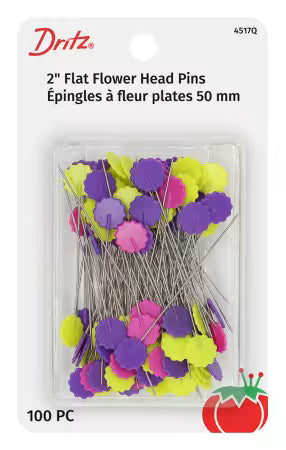 Flower Head Pins 2"