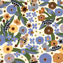 Cloud9, organic cotton, fabric, sewing, quilting, moth