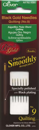 quilting, sewing, needles, black gold, clover