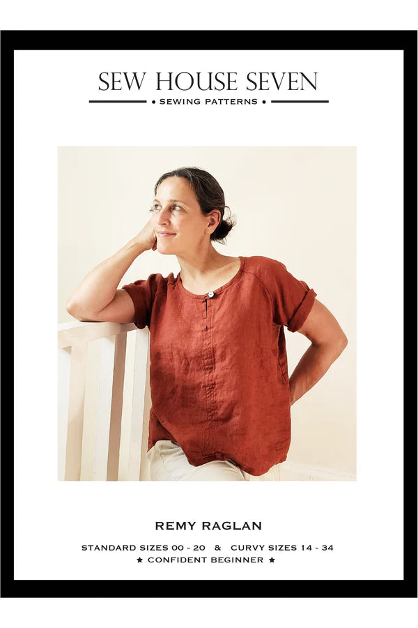 Sew House 7, sewing pattern, fabric, sewing, remy raglan