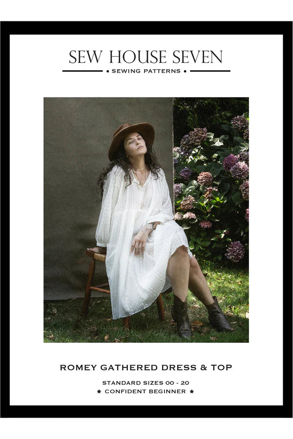 Romey dress sewing pattern by Sew House Seven