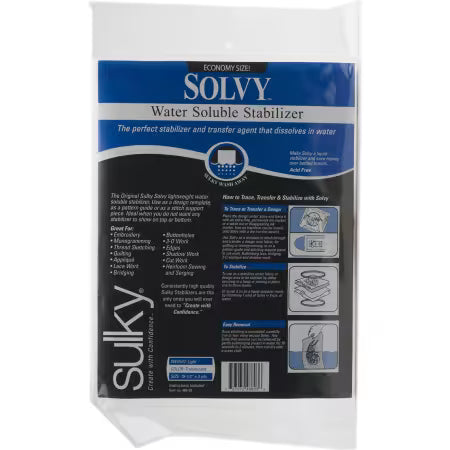 Solvy Water Soluble stabilizer 3 yards